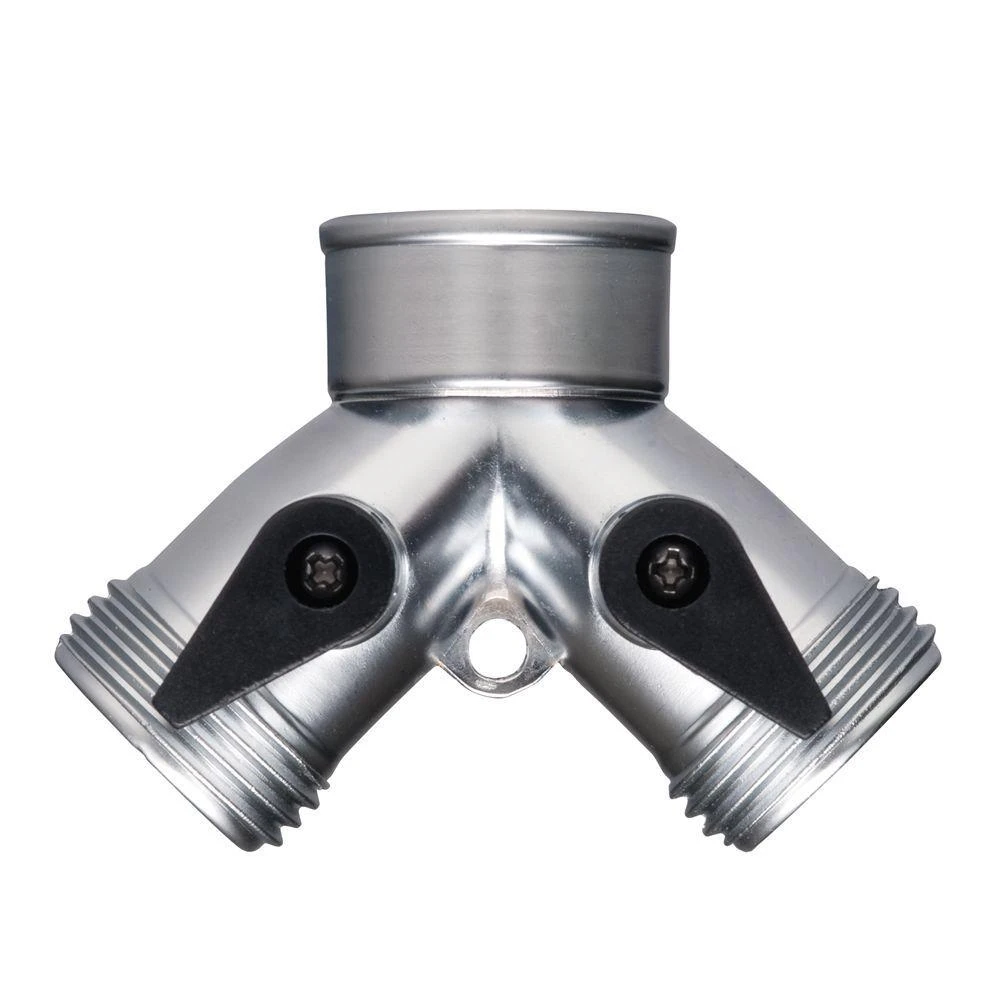 2-Way Hose Y Shut Off Valve, Metal