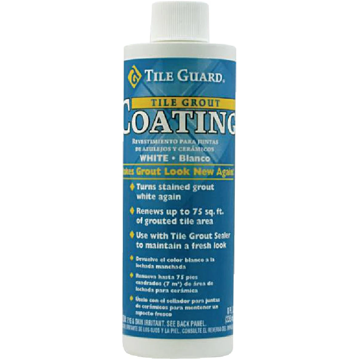 Grout Whitener, 8 Ounce Bottle for Restoring and Brightening Grout Color