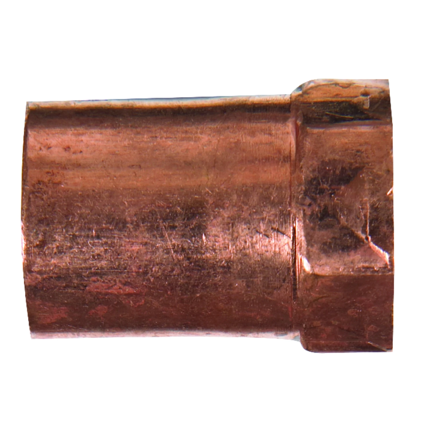Copper Pipe Adapter, 3/4 x 1/2 In. CxF