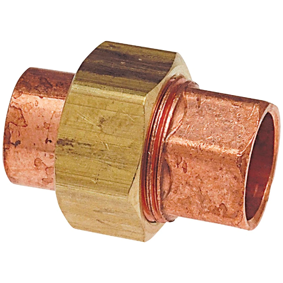 3/4 In. C X C Lead-free Solder-joint Copper Union, Model W02065d, 1 Pk