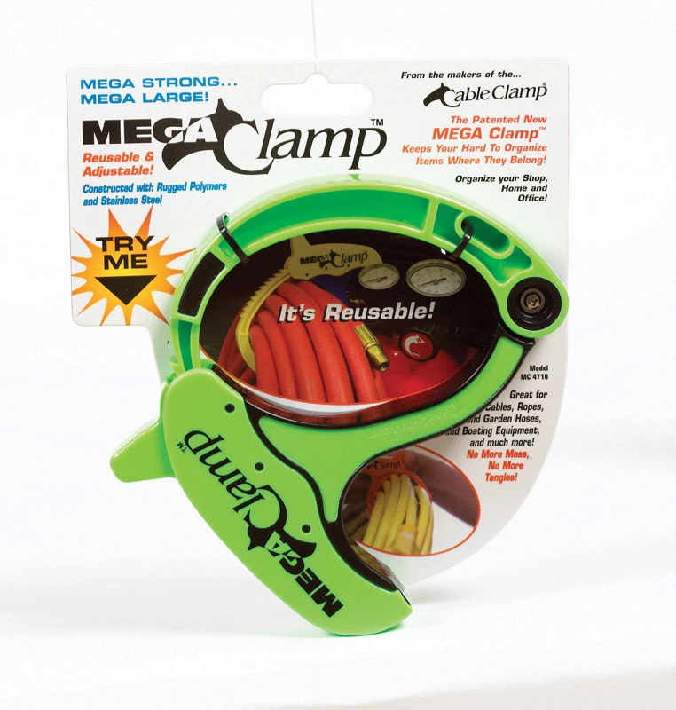 Polymer Cable Clamp, Model Mc4710-ue-012, 4 In, Green, 1 Pk