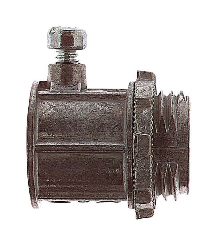 Conduit Fitting, EMT Screw Connector, 3/4-In.