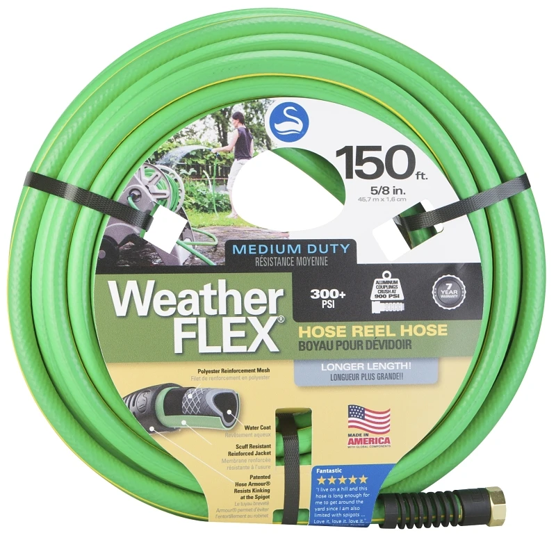 Snhr58150 5/8 Inch X 150 Feet Garden Hose For Hose Reels