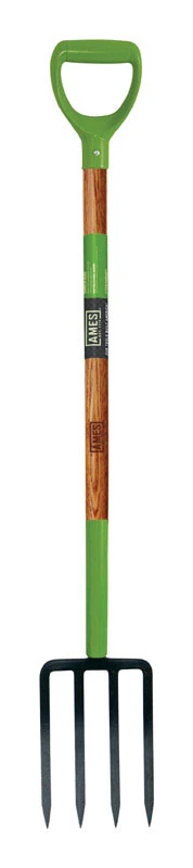 2826200 4-tine Forged Spading Fork With Hardwood Handle, 45.25 In Length