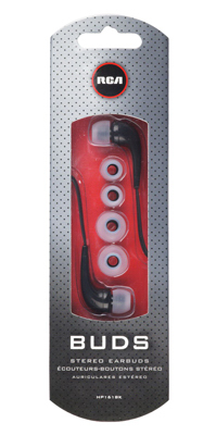 Hp161bk In-ear Stereo Ear buds With Noise Isolation And Flat Cable - Black