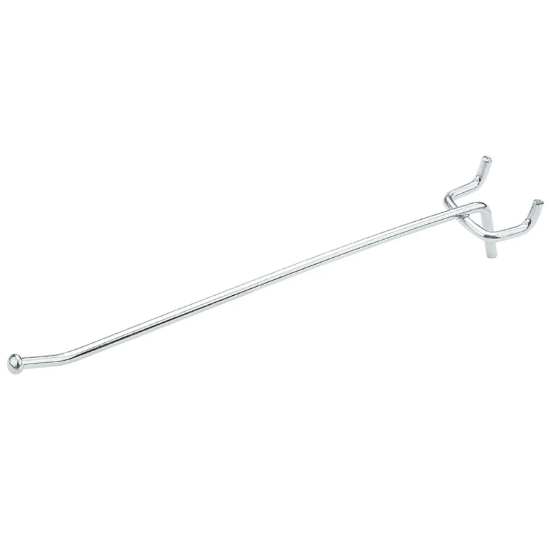 Angle Hook, Galvanized Steel, 6 In., 3-Pk.