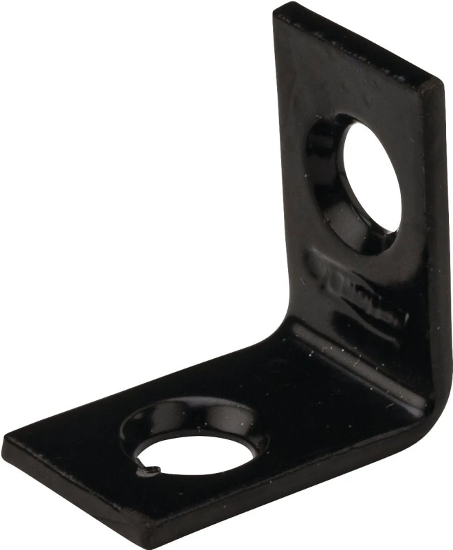 3/4 In. X 1/2 In. Black Steel Corner Brace N266-478