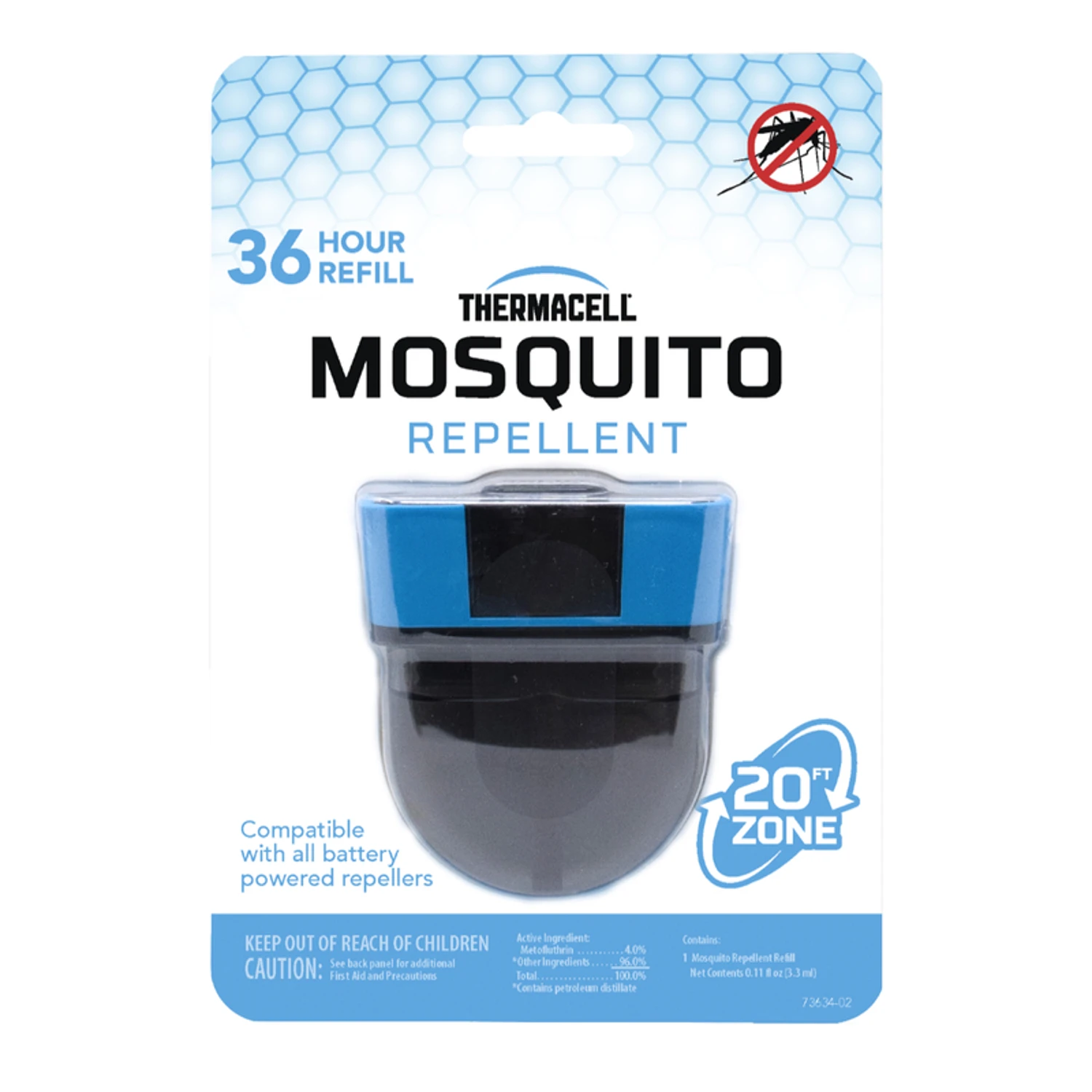 Rechargeable 36-Hour Mosquito Repellent Refill