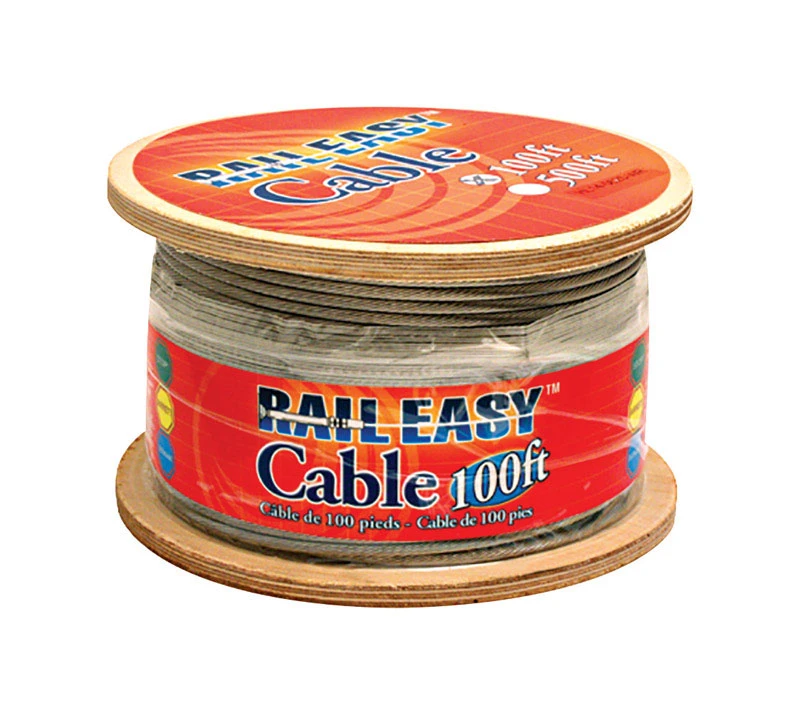 Atlantis Rail System Raileasy 100 Ft. Stainless Steel Railing Cable - 5/32 Inch Diameter