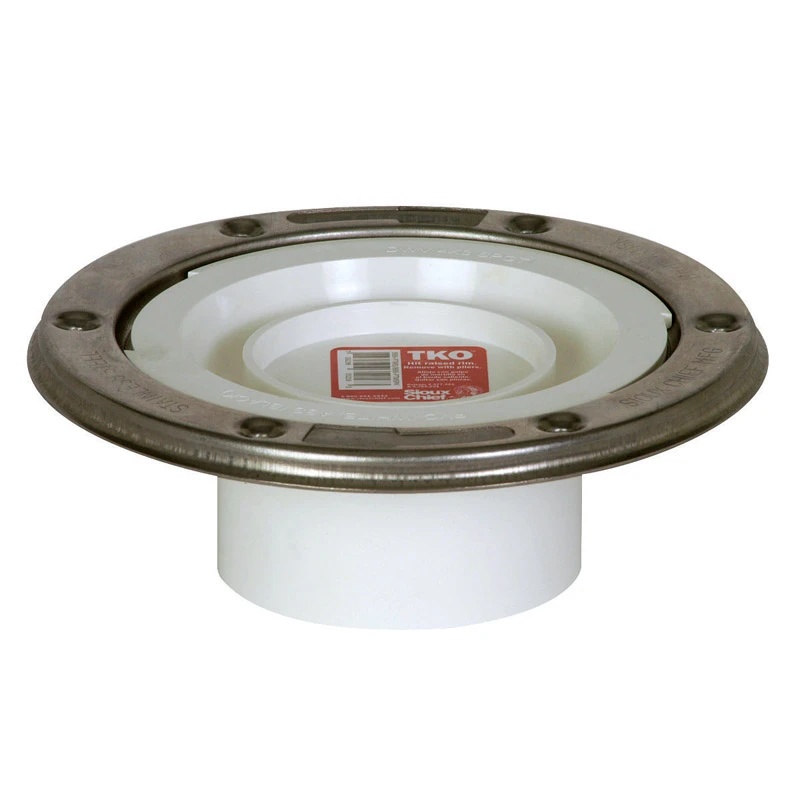 3 Inch Schedule 40 Dwv Pvc Closet Flange With Stainless Steel Ring