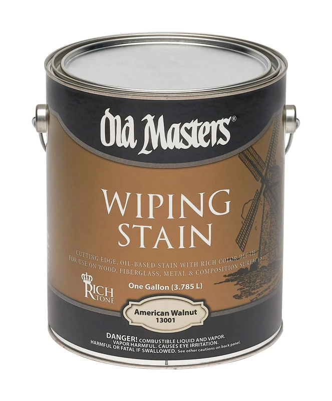 Wiping Stain, Oil-Based, American Walnut, 1-Gallon