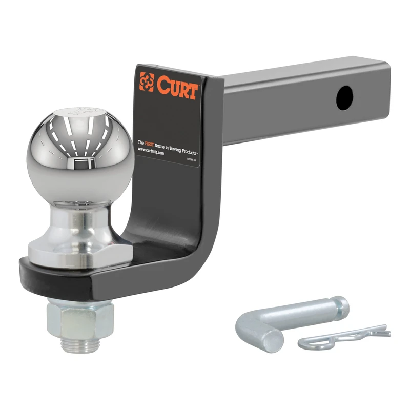 Towing Starter Kit With 2" Ball, 1-1/4" Shank, 3,500 Lbs Capacity