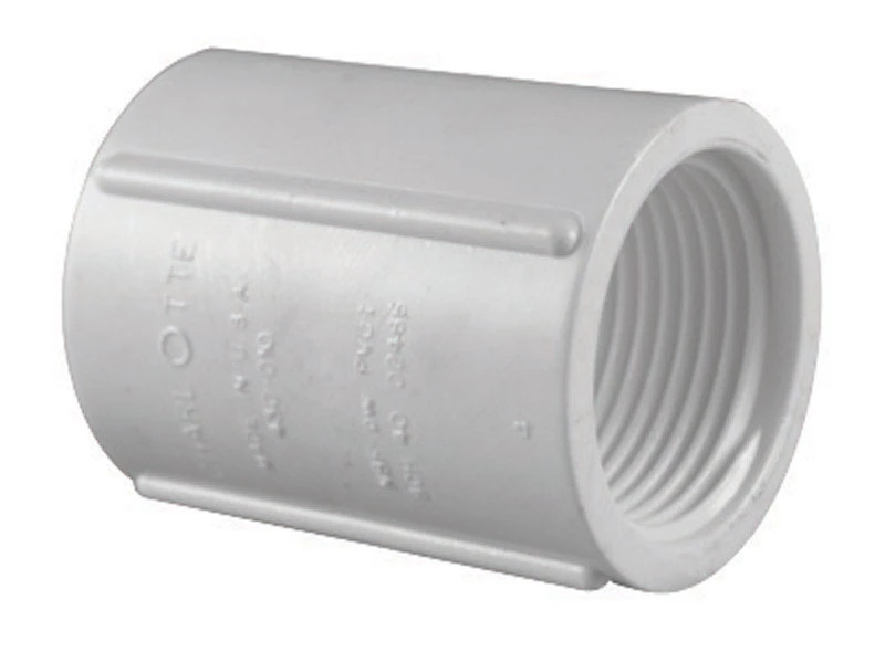 1/2 in. PVC Sch. 40 FPT x FPT Coupling