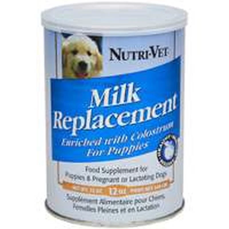 Nutri-vet Puppy Milk Replacement Powder, 12 Ounce - Essential Nutrition For Newborn Puppies