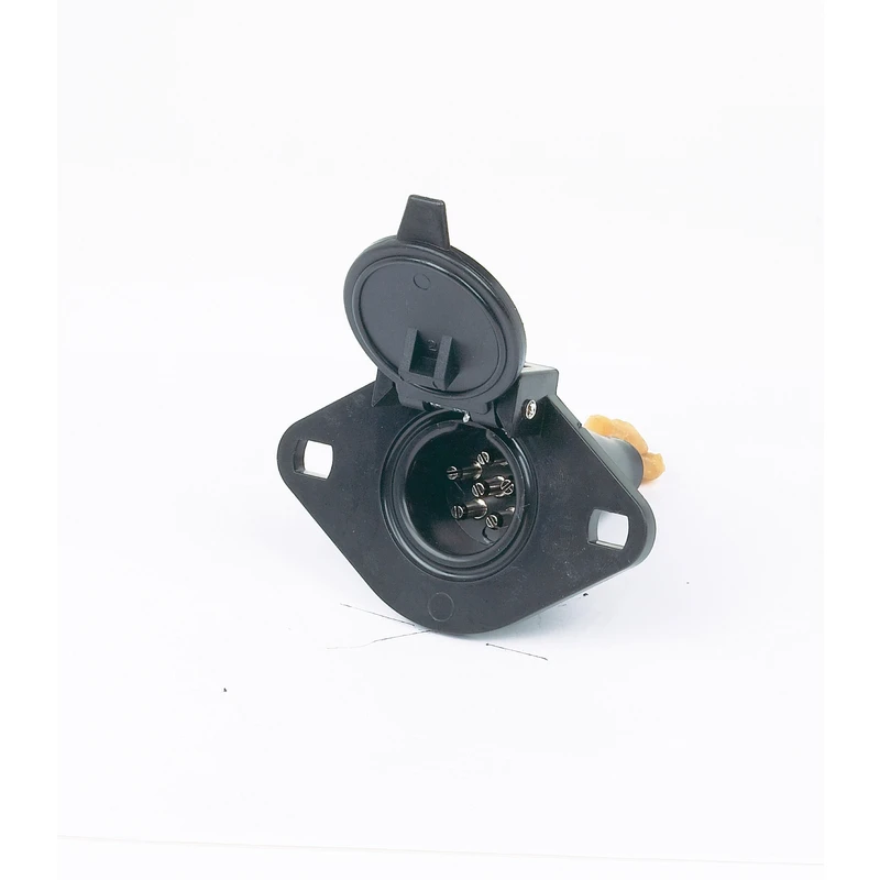 Hopkins 6-pole Round Vehicle To Trailer Wiring Connector Model 48425