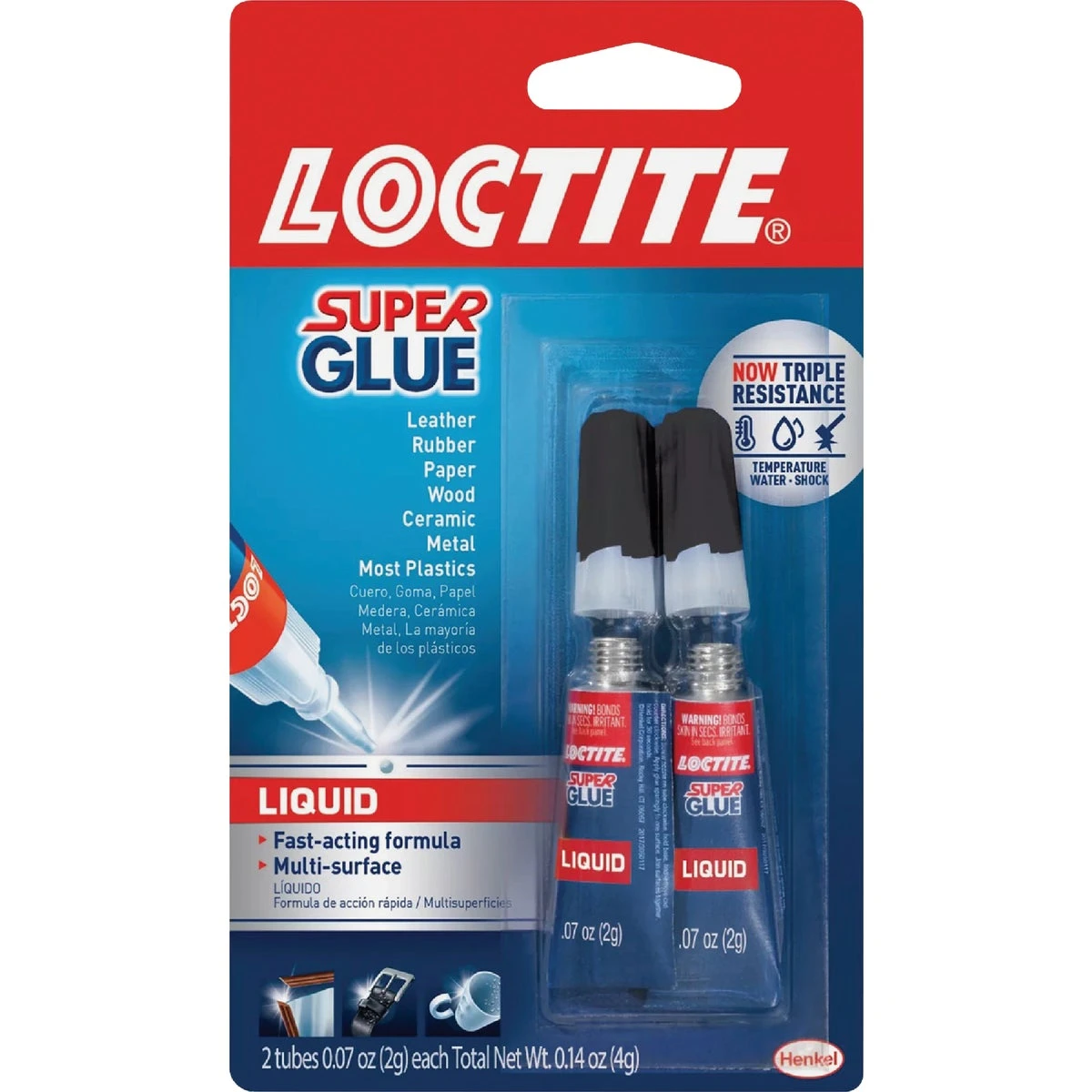 Loctite High Strength Cyanoacrylate Clear Super Glue 4 gm