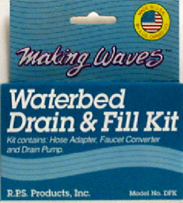 Waterbed Drain And Fill Kit - 1.25 In. Diameter, 3 Pieces