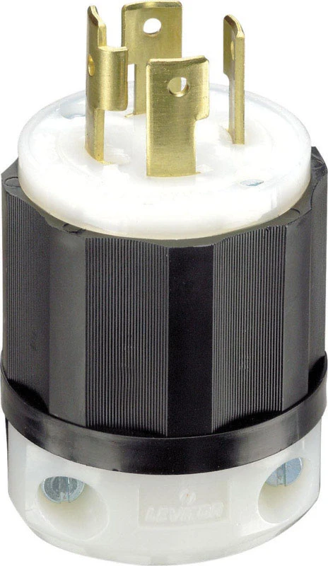 30a 125v/250v 4-wire 3-pole Industrial Grade L14-30p Locking Cord Plug