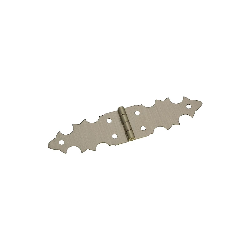 2-Pk., 5/8 x 2.75-In. Brass Decorative Hinges