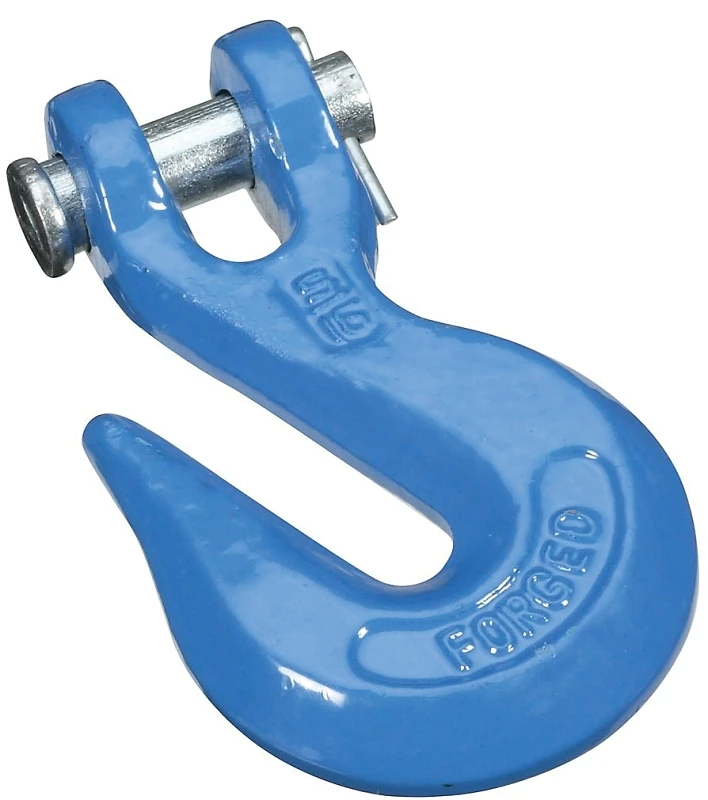 Blue Clevis Grab Hook, 5/16 Inch Size, Durable Steel Construction