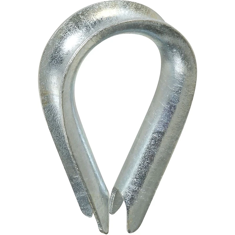 Rope Thimble, Zinc, 3/8 In.