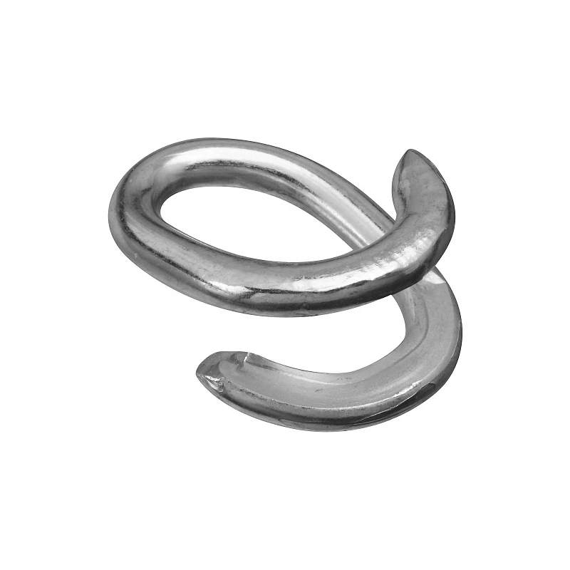 Lap Connecting Link, Zinc, 3/16 In.