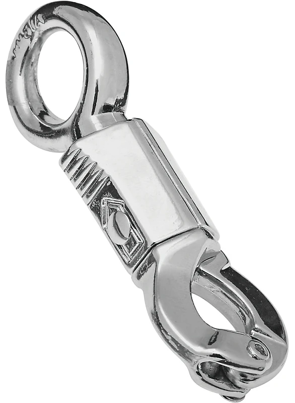 Nickel Panic Snap With Fixed Round Eye, 3/4" X 3-7/8" - Model N222-992