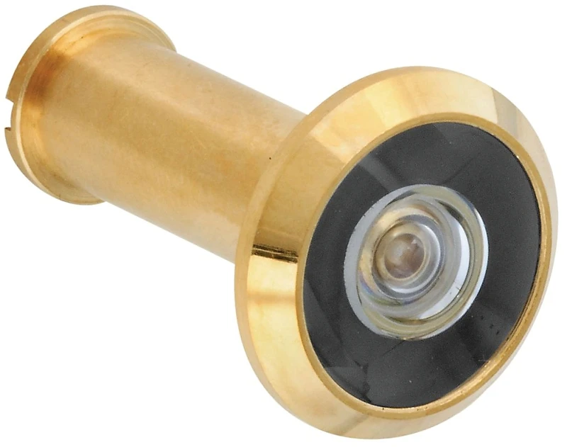 V805 Series N162-362 Solid Brass Door Viewer, 200 Degree Viewing, 1-3/8 To 2 In Thick Door