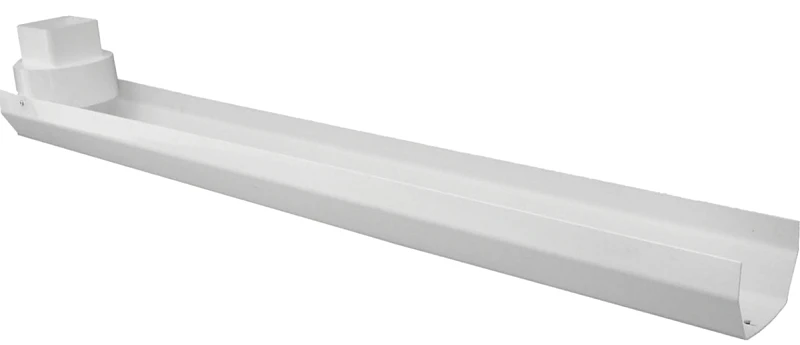 White Vinyl Downspout Extension Fits Raingo Downspouts Durable Weather Resistant