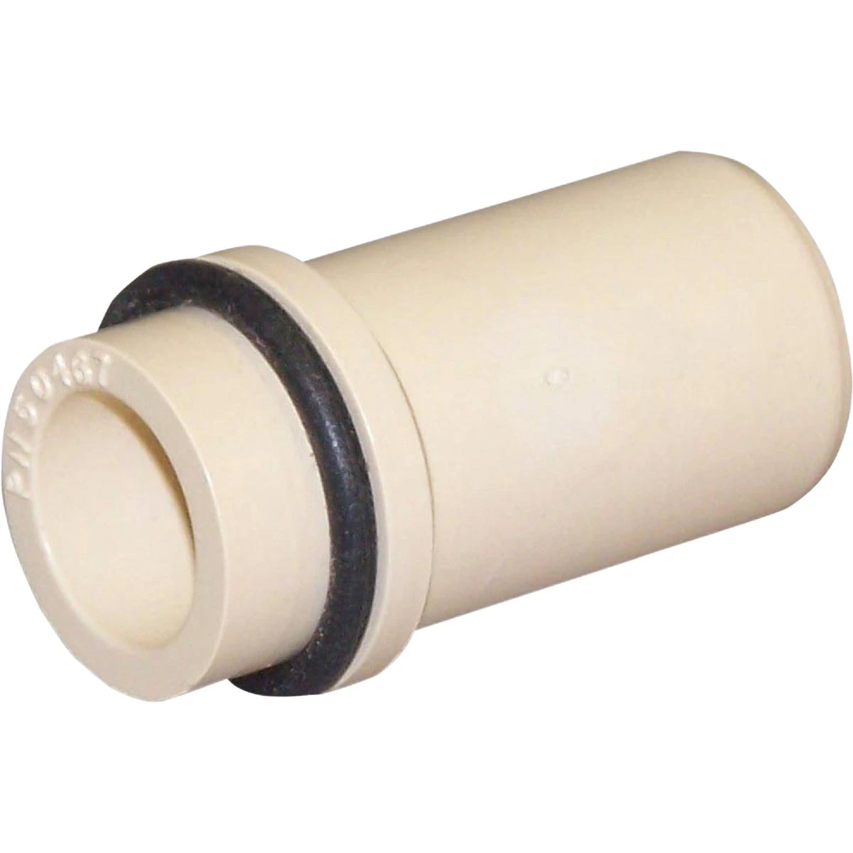 Beige Chlorinated Polyvinyl Chloride Transition Fitting, One Half Inch