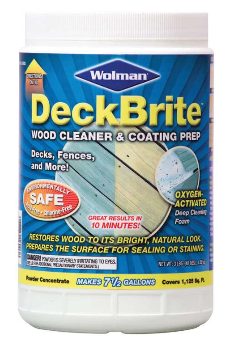 Deckbrite 3 Lb. Wood Cleaner & Coating Prep For Exterior Surfaces