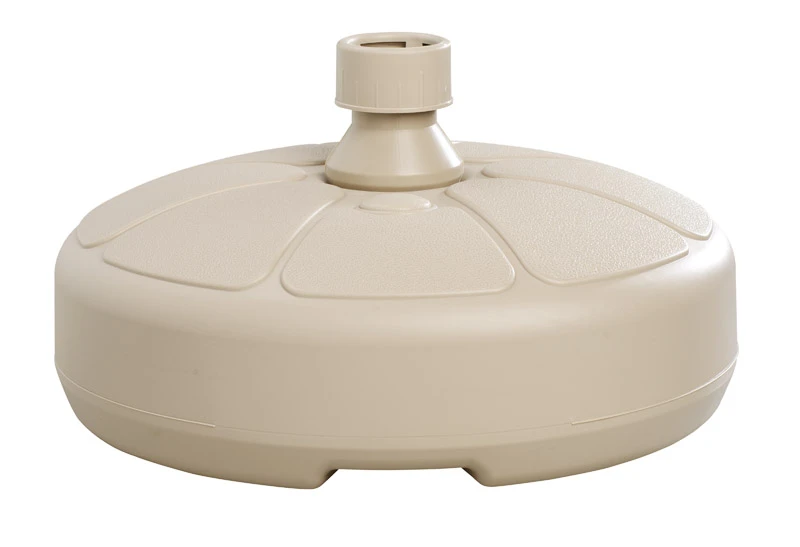 Adams Resin Umbrella Base 14.5" Diameter X 5.5" Height In Desert Clay