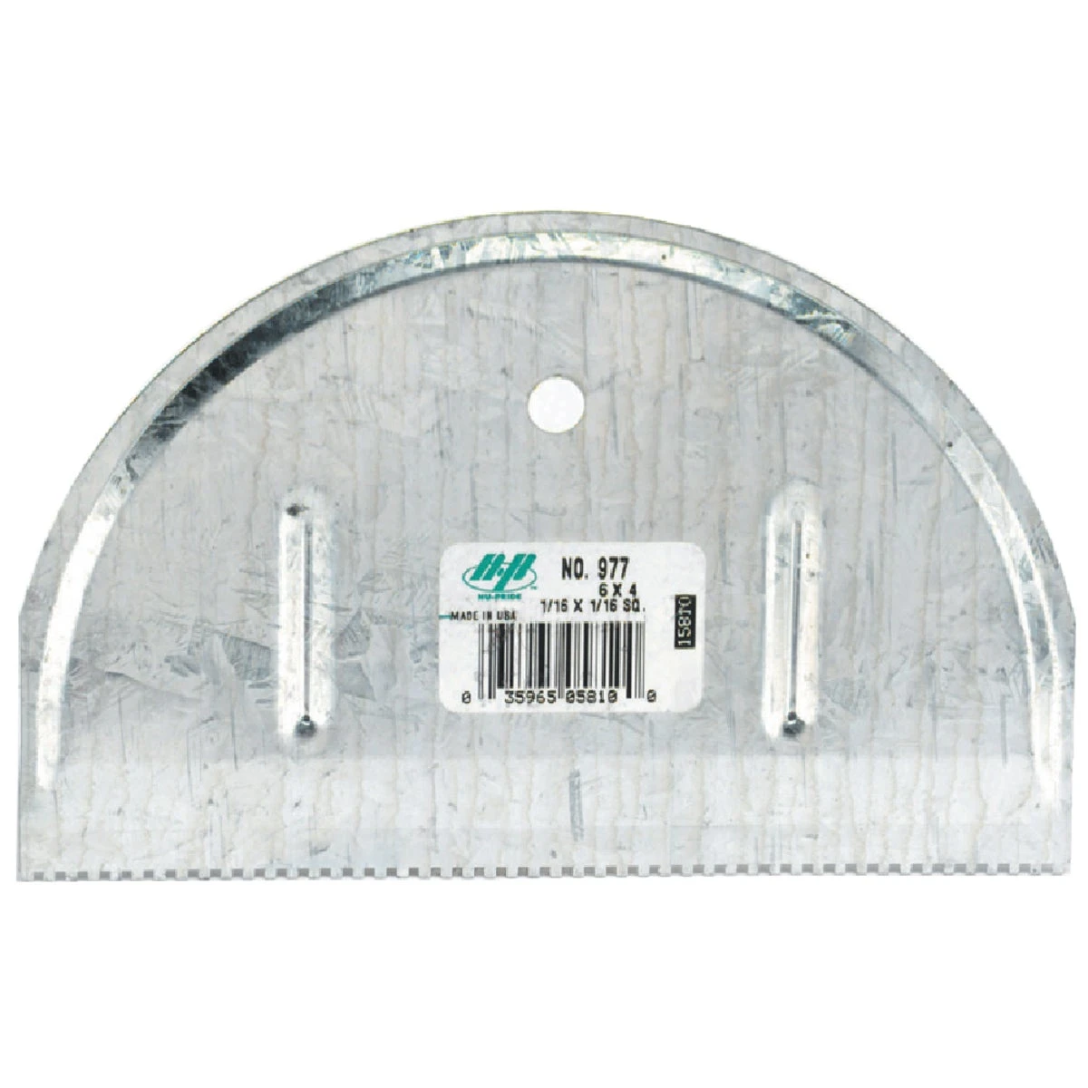 6 Inch by 4 Inch V Notched Adhesive Spreader Trowel for Flooring and Tile Installation