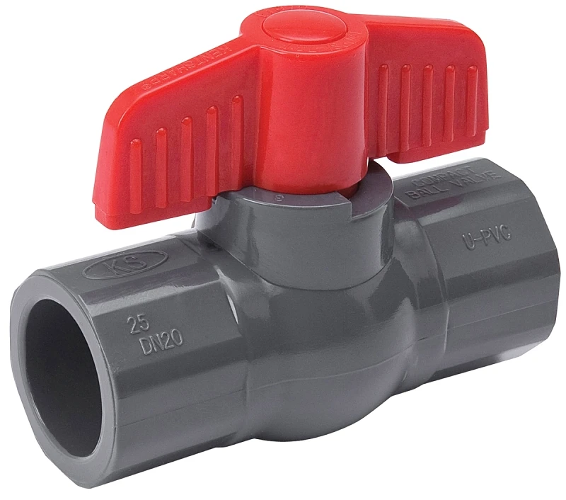 3/4 In. S X 3/4 In. S Pvc Quarter Turn Ball Valve - Schedule 80