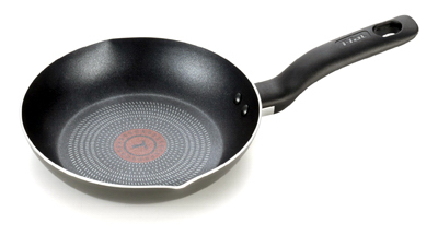 Initiatives Grey Non-Stick Saute Pan, 8-Inch Diameter