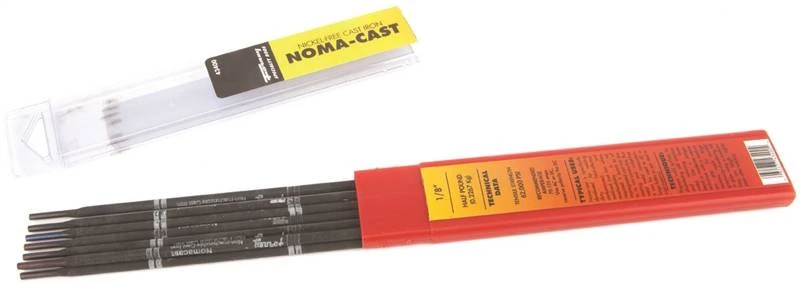 Forney 43400 Nomacast Welding Rods, 14 In L, 1/8 In Dia, 8 Pk