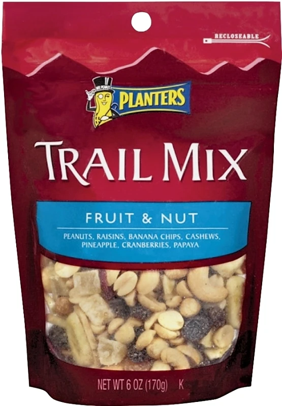 Trail Mix with Fruit and Nuts, 6 Ounce Package