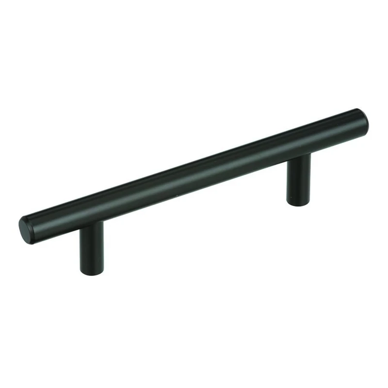 Bar Cabinet Pull, Black Bronze, 3-3/4 In.