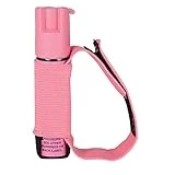 Runner Pepper Gel Spray With Adjustable Hand Strap, Pink Case, 0.75 Oz.