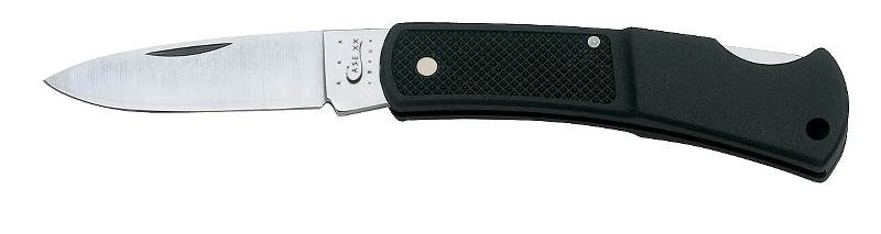 Caliber Lockback Small Pocket Knife With Black Zytel Handle, 3-inch Closed