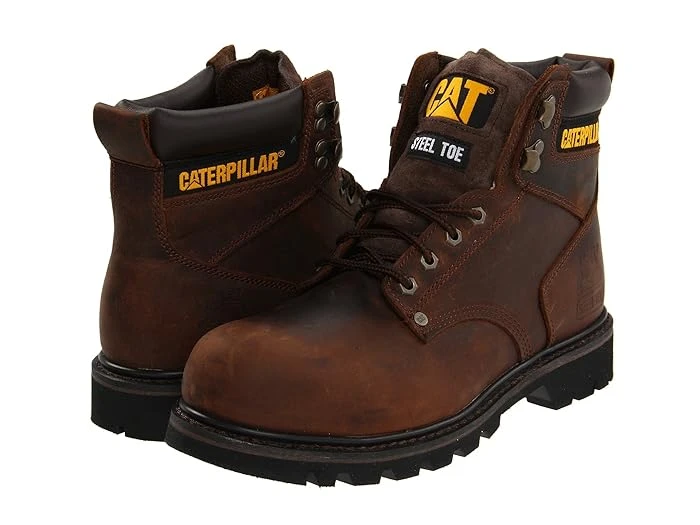 Second Shift Men's Steel-Toe Leather Work Boots Size 9.5 Medium Width