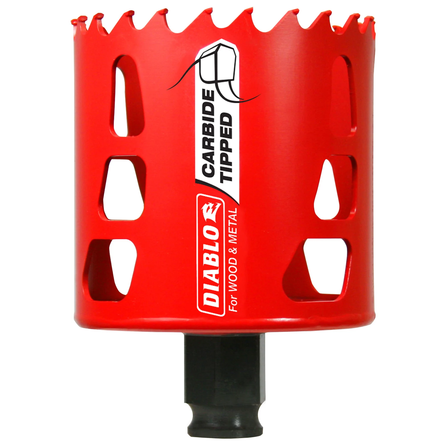 2-5/8 In. Carbide-tipped Hole Saw, 2-3/8 In. Cutting Depth, Model Dhs2625ct