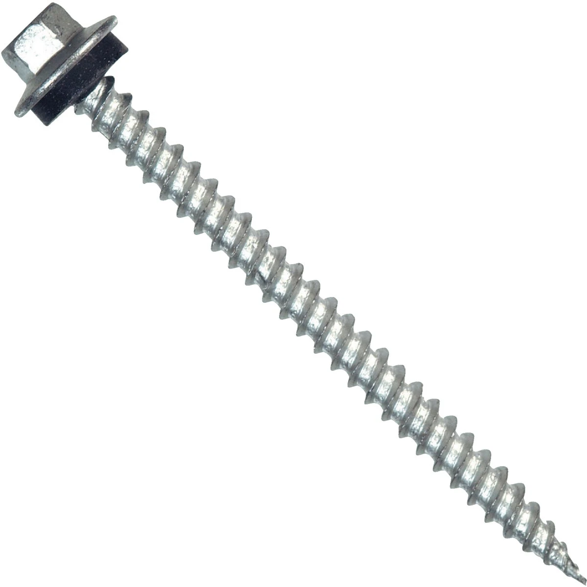 Tap-n-seal #10 X 2-1/2 In. Hex Washer Head Screws With Neoprene Washers, 75 Pk