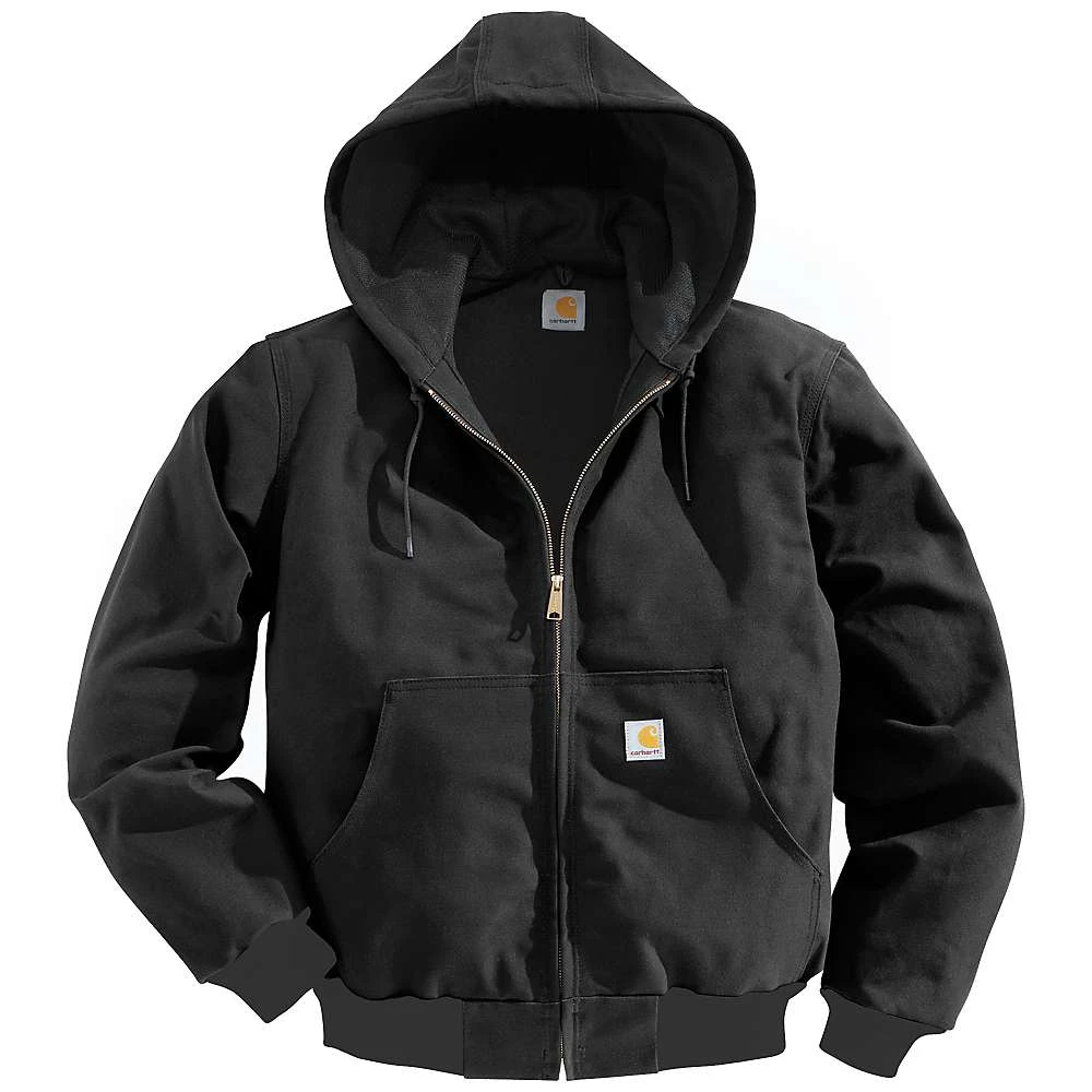 Men's Thermal Lined Duck Active Jacket, Black, X-large Tall