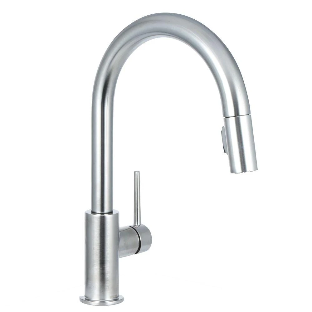 Trinsic Single-handle Pull-down Kitchen Faucet 9159-ar-dst In Arctic Stainless