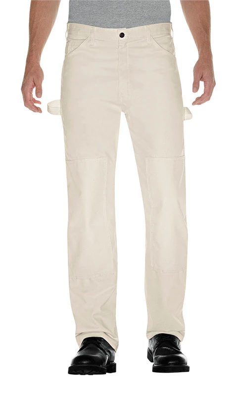 Men's Natural Double Knee Pants 42w X 30l - Durable Workwear
