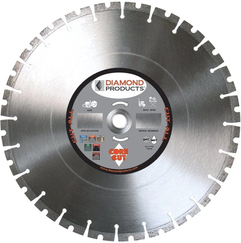 86709 18-inch Circular Saw Blade, 32 Teeth, Diamond Cutting Edge