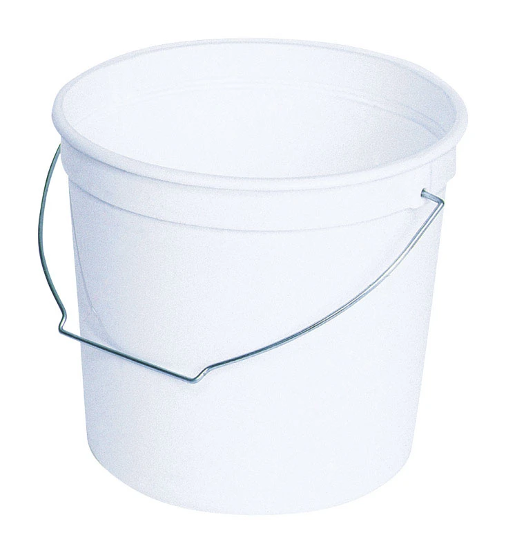 White 5 Pint Plastic Paint Pail With Handle - Model 200317