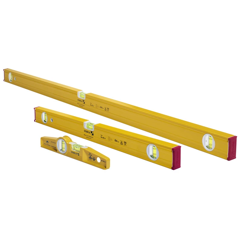 29824 Aluminum Type 80 A-2 Box Beam Level Set With 3 Vials