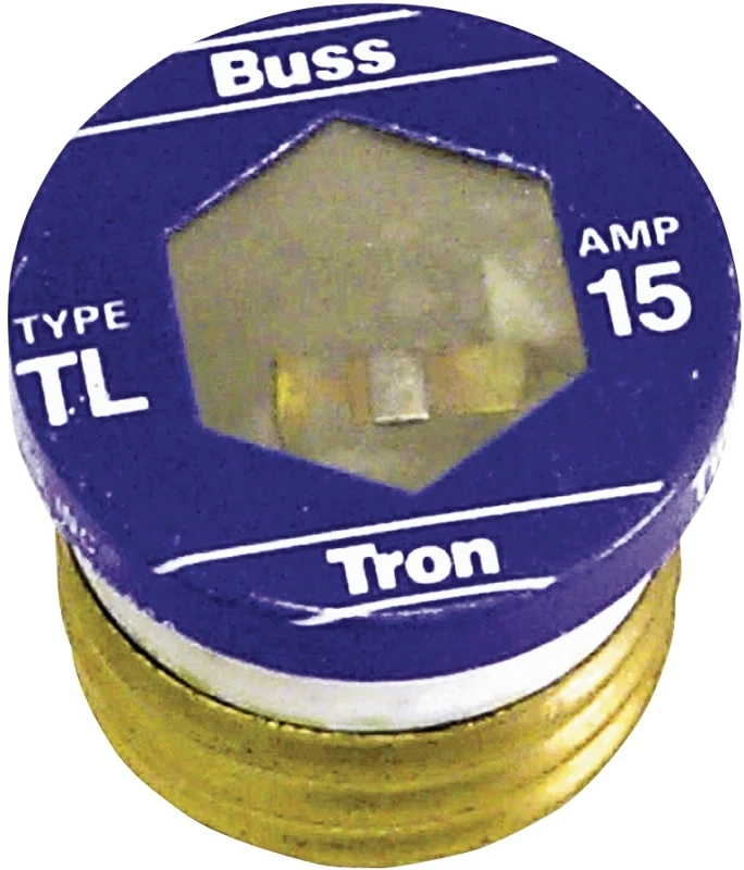 Cooper Bussmann TL-15 Tron Time Delay Plug Fuse Tl 15 Amp Pack Of 4